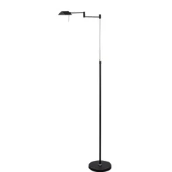 Fashion Straluma Zwarte vloerlamp-leeslamp LED dimbaar