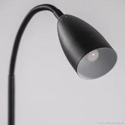 Store Straluma Zwarte vloer/leeslamp touch dimbaar