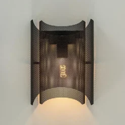 Best Straluma Zwarte wandlamp gaas