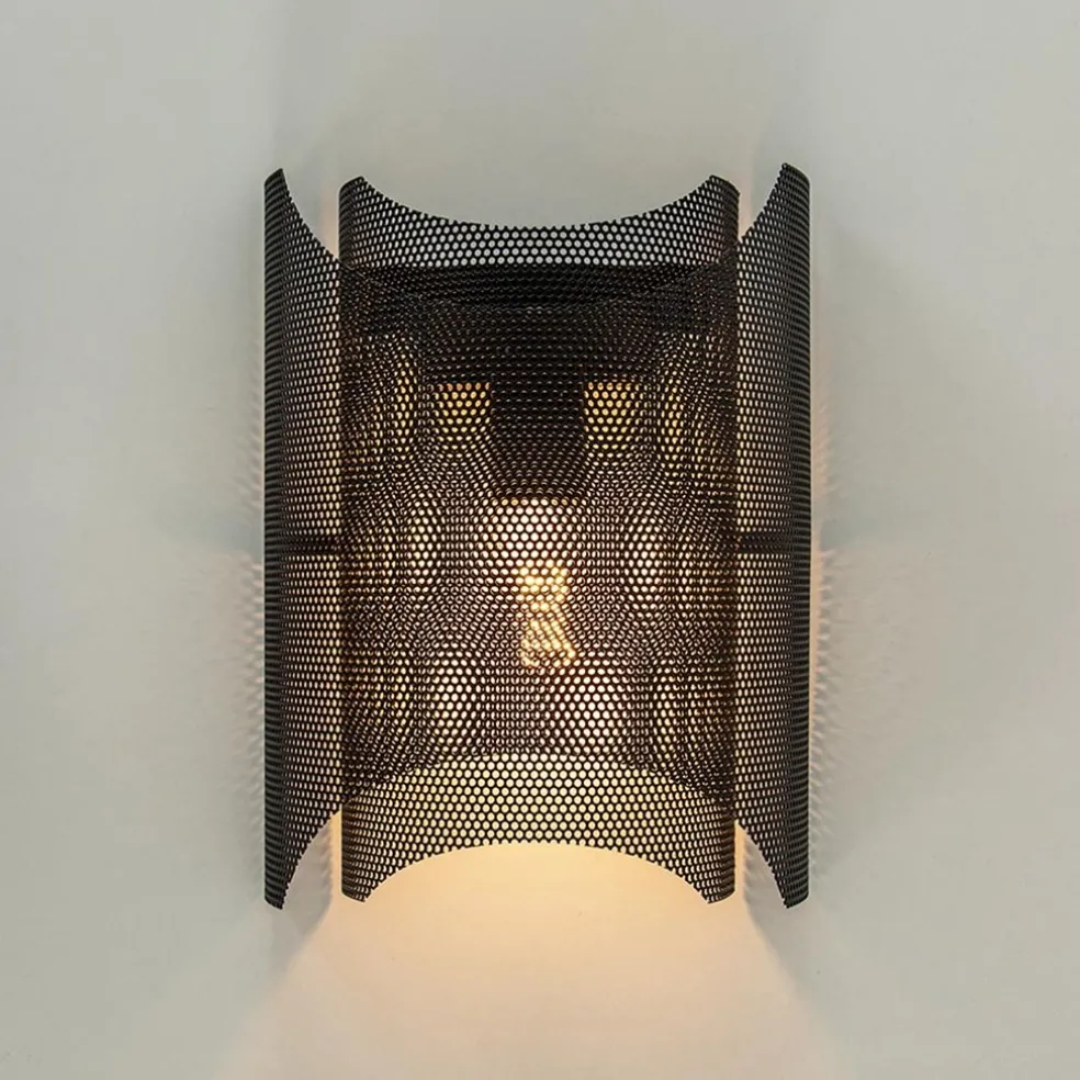 Best Straluma Zwarte wandlamp gaas