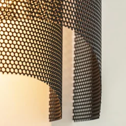Best Straluma Zwarte wandlamp gaas