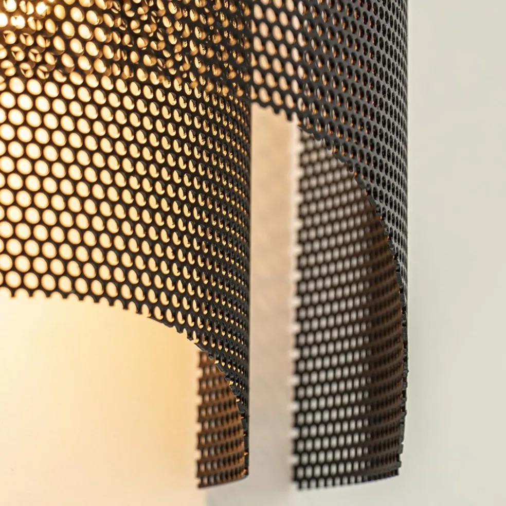 Best Straluma Zwarte wandlamp gaas